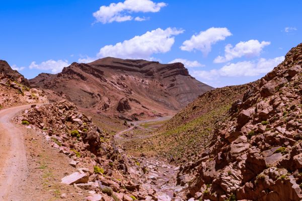 Montagne de l'Atlas au Maroc : provenance unique du Rhassoul